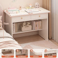 For home table cabinet combination student computer desk small apartment with bookshelf simple desk bedroom wall-mounted one-piece desk cabinet