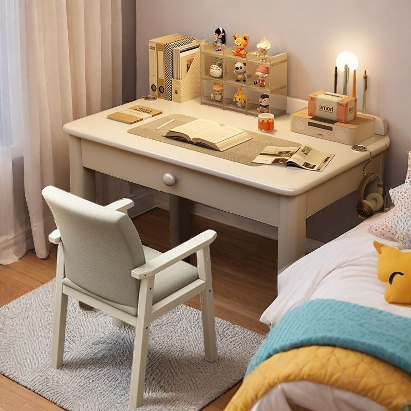 Solid wood desk home office desk 70/80/90cm writing desk bedroom student study table small apartment computer desk