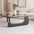 Glass coffee table for homesmall apartment modern casual small table scandinavian creative living room special-shaped export simple tea table