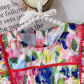 Summer girls' sleeveless floral print sundress - new, stylish princess dress for cross-border e-commerce