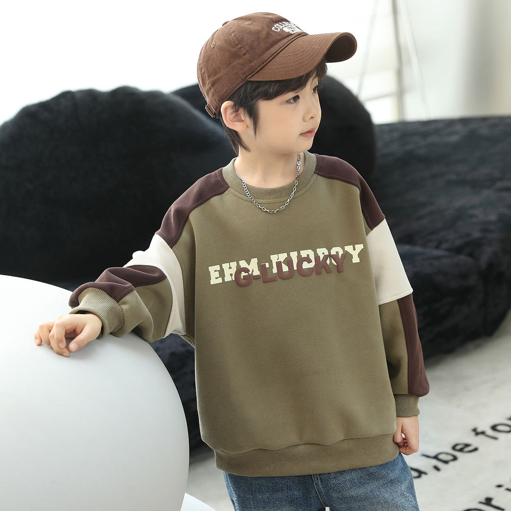 Kids' boys' autumn sweatshirt - spring/autumn style  new arrival - baby outerwear, stylish boy's autumn base layer top
