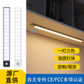 Smart motion sensor ultra-thin rechargeable wireless led strip lights - magnetic cabinet & wardrobe lighting