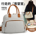 New fashionable mommy bag - tote style hospital bag, insulated bottle holder, large capacity maternity bag, multifunctional pregnancy bag for expecting mothers