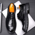 Men's leather dress shoes - new autumn collection: business formal, casual, breathable, soft sole, soft leather, british style, wedding shoes