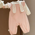Baby clothes autumn outfit newborn romper girl super cute stylish overalls set spring new set