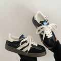 Retro german training shoes women's 2025 spring and autumn new arrivalflatsk-style sports casual shoes color matching easiest for matchfashion sneakers women