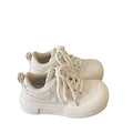 Meteor white shoes women's fall and winter heightened thick sole big toe ugly cute shoes 2026 new arrival easiest for match casual sneakers preppy style