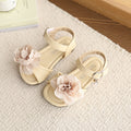 Vancahao sweet floral girls' sandals - new summer  collection: versatile fashion sandals with single buckle strap for girls