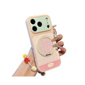 Suitable for instant change to apple 17promax large window mobile phone case contrasting color plaid iphone18 anti-fall protective case 15