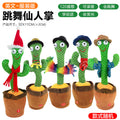 cactus toy that can talk, sing, dance and twist, electric stuffed doll, kids gift wholesale