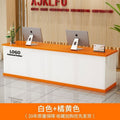 Bar table casual modern clothing store cashier counter commercial store small company front desk reception desk