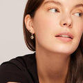 Amazon aliexpress wish shopee cross-border fashion hot-selling electroplated real gold quality classic zircon earrings wholesale