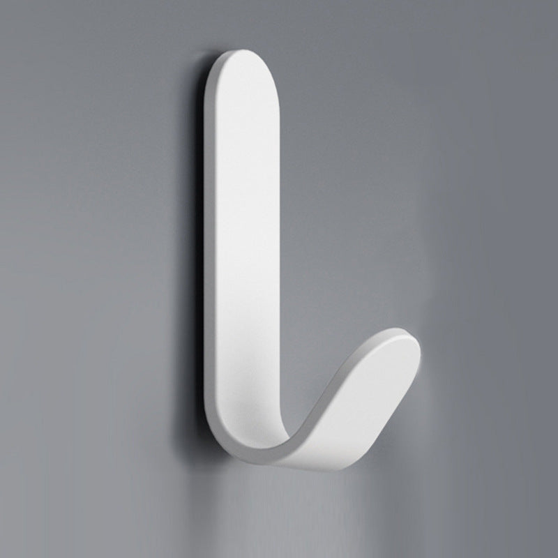 Thickened hook strong adhesive punch-free traceless adhesive hook wall sticker wall load-bearing kitchen bathroom door back hook