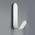 1 white single hook [bulk-no glue or box]