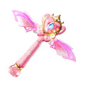 Influencer princess magic wand bubble machine - fairy handheld light-up leak-proof automatic bubble wand - girl's toy gift