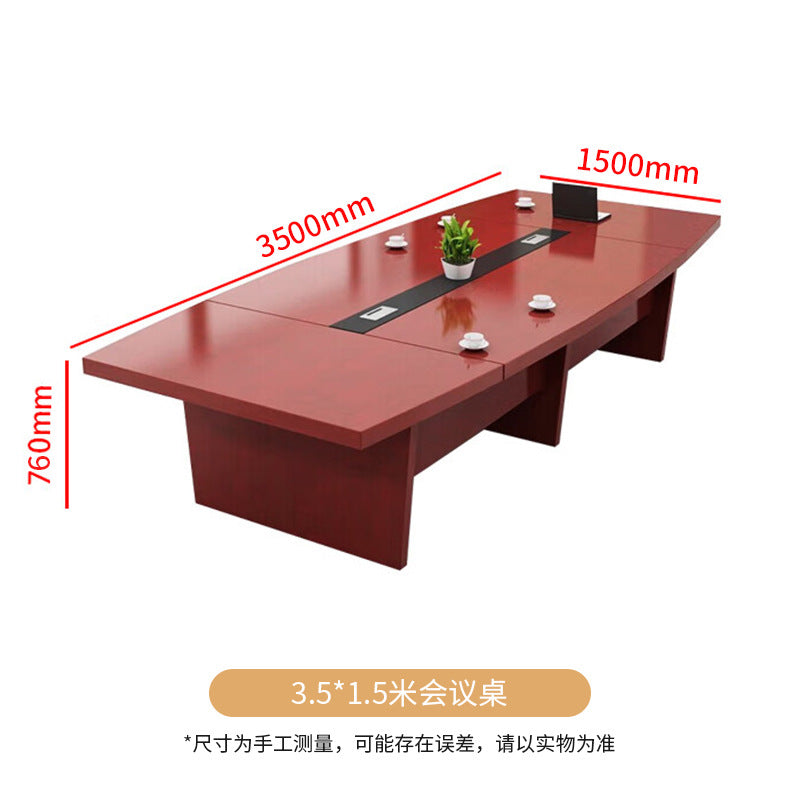 Saint li paint conference table - long table, minimalist modern oval, large conference table