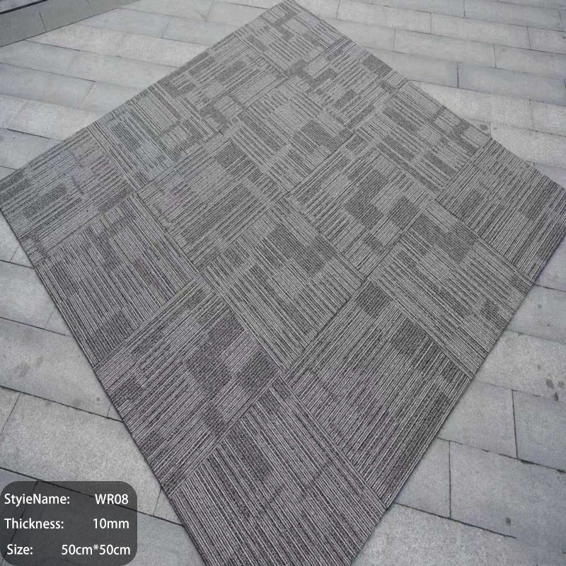 Extra thick commercial carpet for office use - large area, wear-resistant, quiet, square interlocking tiles for office buildings and conference rooms