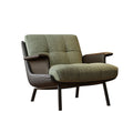 Italian light luxury single sofa chair retro wabi-sabi style designer casual sofa for homeb&b hotel negotiation chair