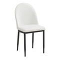Luxury minimalist commercial dining table and chairs, leather upholstered stools, backrest chairs, thickened padding, wholesale direct from manufacturer, custom dining chairs available