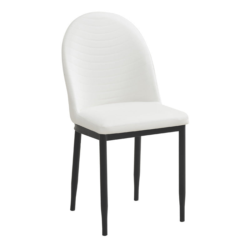 Accessible luxury dining chair commercial dining table chair leather soft stool back chair thickened strong caterpillar dining chair