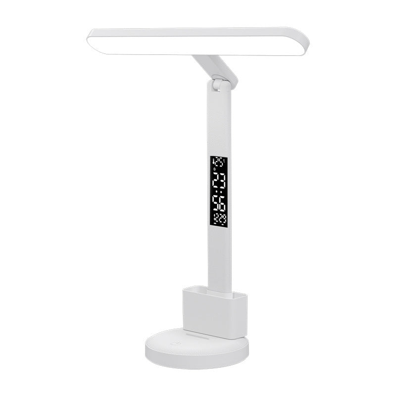 clock desk lamp for learning, student dormitory desk clock, reading bedside lamp, anti-myopia eye protection device