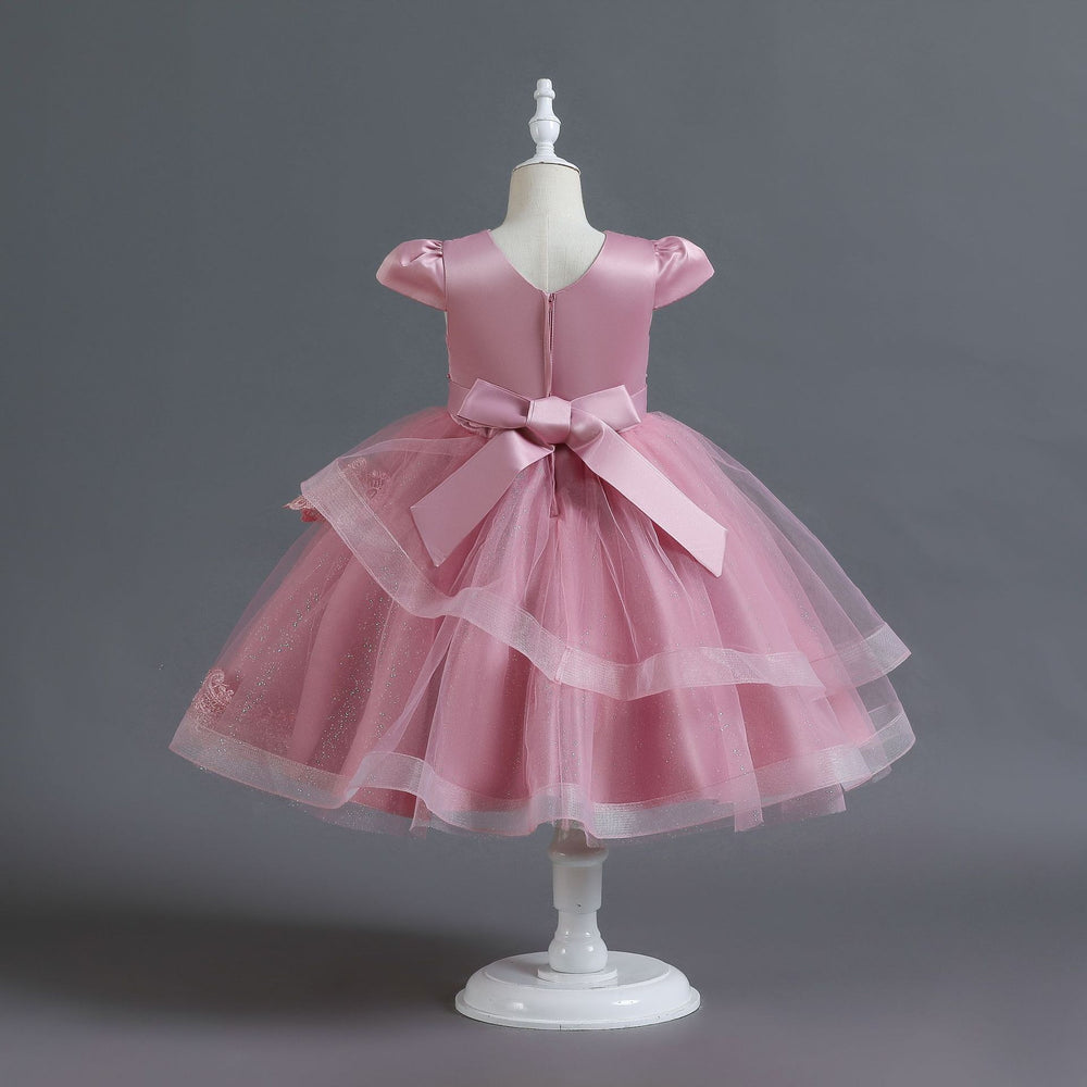 European and american new children's formal wear, wedding dresses, princess dresses, little girl's party host dresses, kids dress
