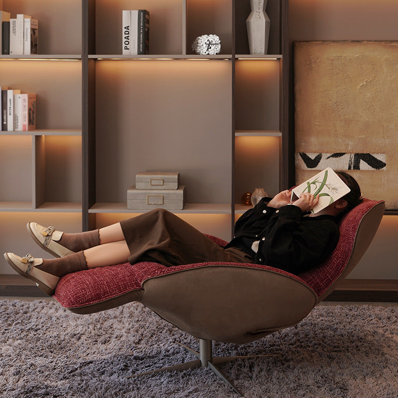 Zero gravity recliner for villa living room, balcony, bedroom, study - single sofa bed, lazy sofa, rocking chair