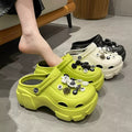 Thick sole crocs women's new arrival heightenednon-slipfashionpopular popular beach sandals outwear summer wholesale