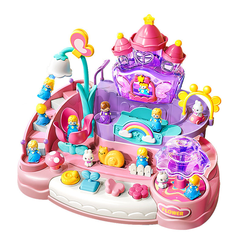 Magnetic castle adventure: new princess playset for girls - perfect for pretend play, children's day, educational toys, and birthday gifts