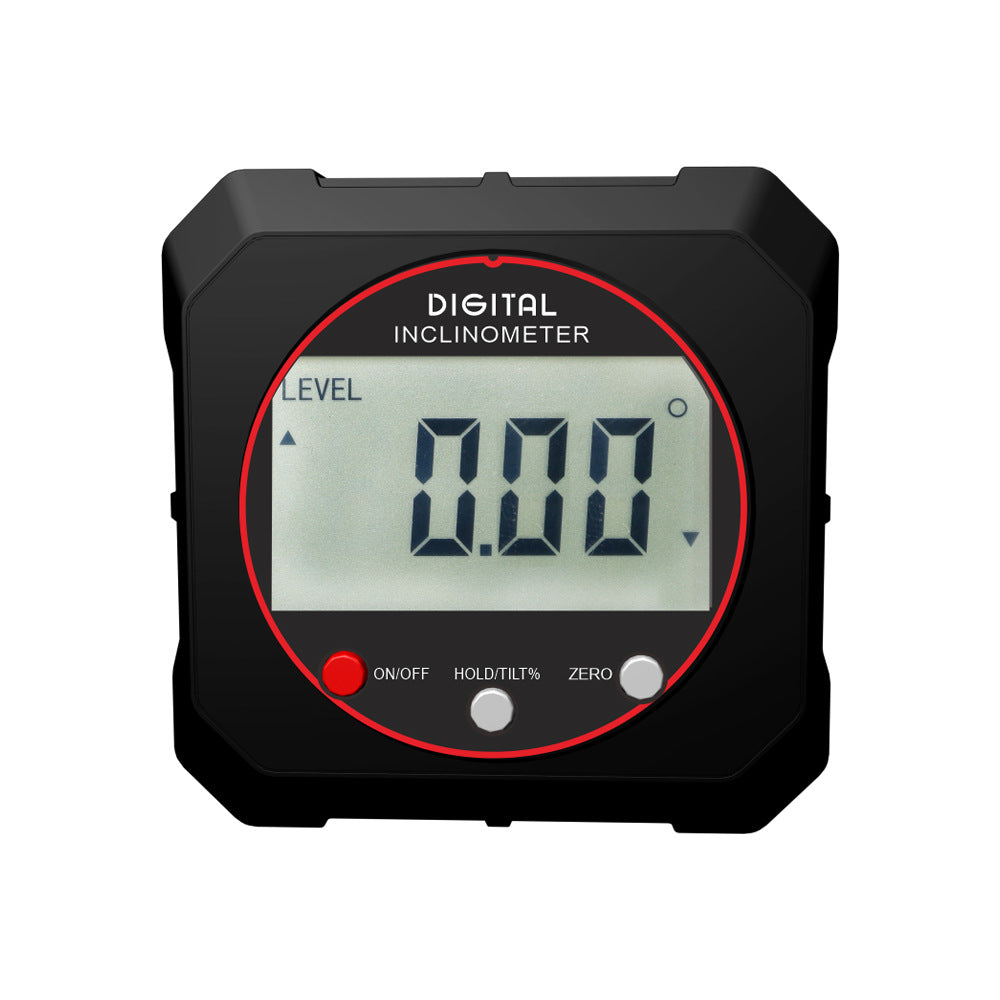 New electronic digital display inclination box household level with backlight angle measuring instrument strong magnetic digital display inclination instrument