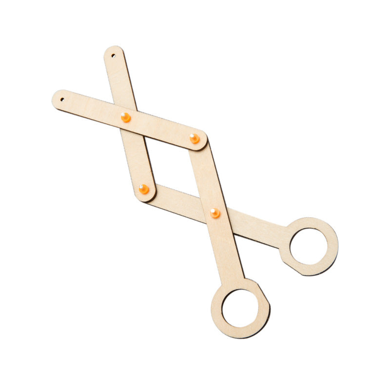 Primary and secondary school students physics steam education, crocodile pliers technology small production science experiment material package toys