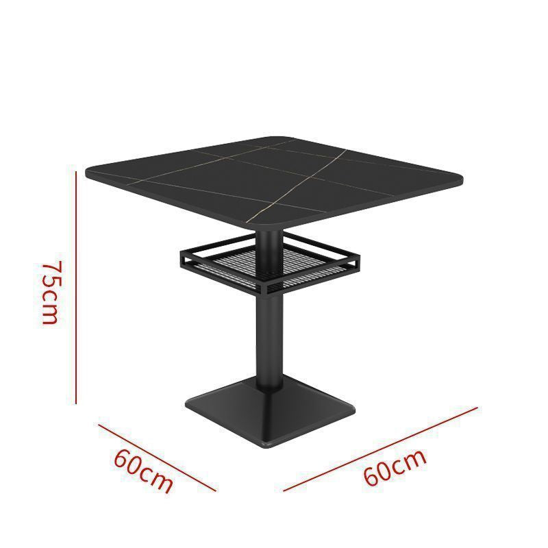 Bar booth sofa cafe western restaurant clear bar table music dining bar bistro dining table and chair combination cp