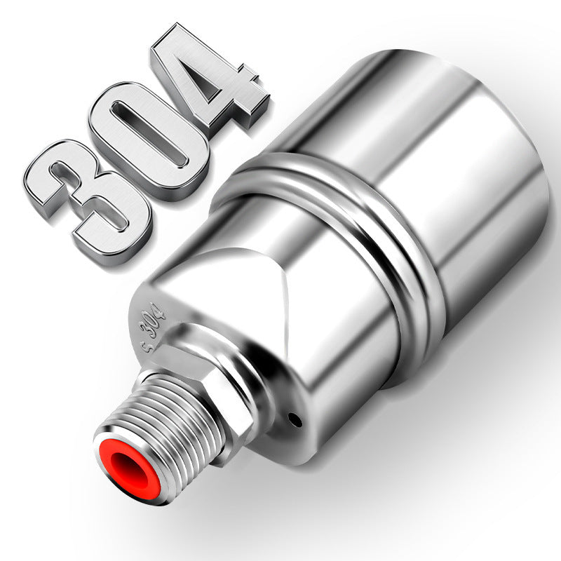 304 stainless steel float valve water level controller - automatic shut-off, full water stop, fully automatic water replenishment - 1/2" and 3/4" switch shut-off valve