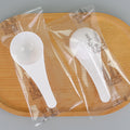 Individually wrapped 30ml plastic measuring spoons - round bottom, suitable for fertilizer, agricultural use, laundry detergent. non-edible, holds 30g