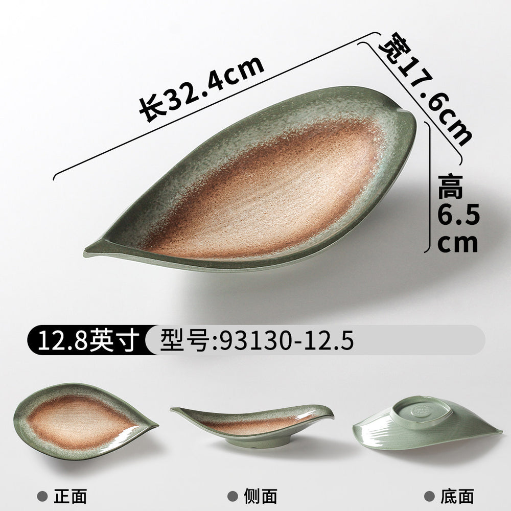Melamine dinnerware plates - retro commercial dinner plates for restaurants, hotel stir-fry dishes, and unique deep plates for plating