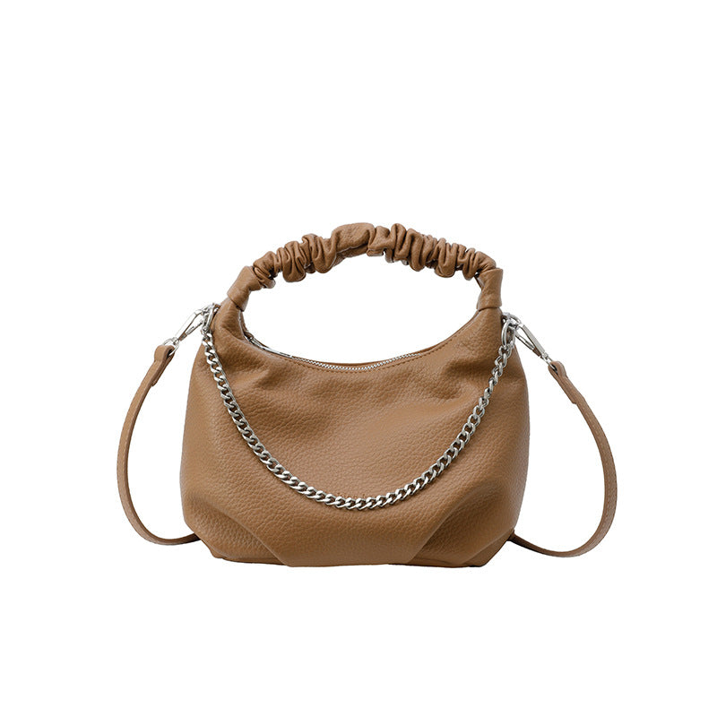 Cross-border handbag women's 2024 new fashion versatile women's messenger bag niche dumpling bag temperament underarm bag