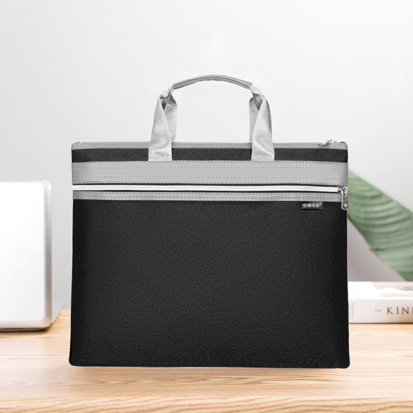 Yiyunchen A4 portable document bag waterproof information bag custom logo multi-layer large-capacity conference briefcase men's model