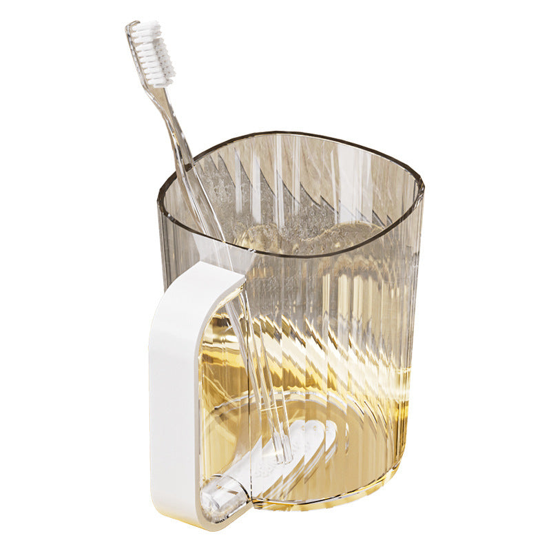 Classy accessible luxury student tooth cup for home plastic toothbrush cup couple wash cup toothbrush cup mouthwash cup