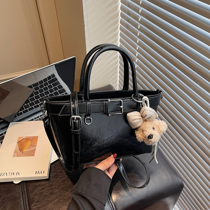 2026 spring new trendy women's bag dopamine minimalist tote bucket bag high-quality versatile large capacity crossbody bag