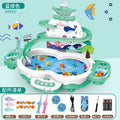 Multifunctional floating fishing game toy - magnetic fishing board, electric fishing, kids' toy for boys and girls, tabletop game