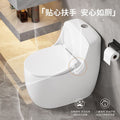 Hotel for homenew arrival egg-shaped standard toilet large diameter deodorizing filter anti-splash water-saving siphon flush toilet