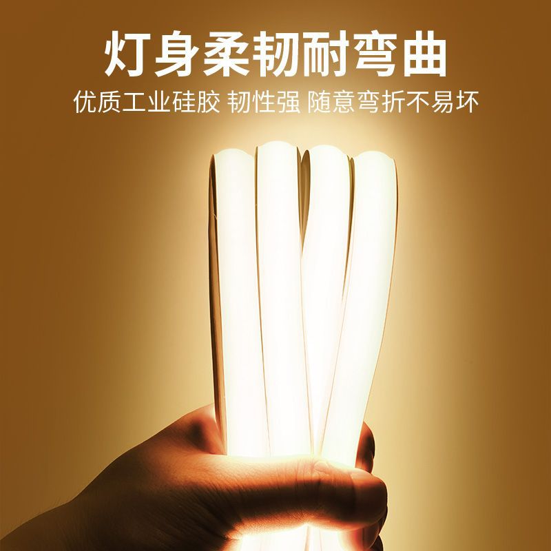 Labaota cob led strip lights - linear lighting for indoor living rooms, 220v outdoor courtyards, waterproof led flexible strips for home use
