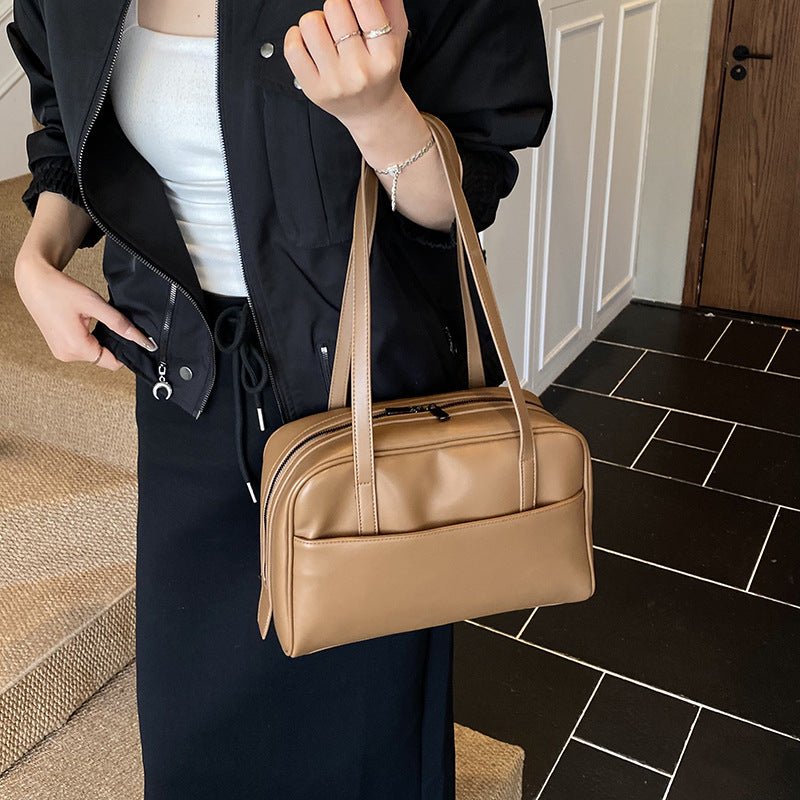 retroniche style large-capacity bag for women autumnew arrivaltrendyeasiest for match underarm bag fashioncasual shoulder bag