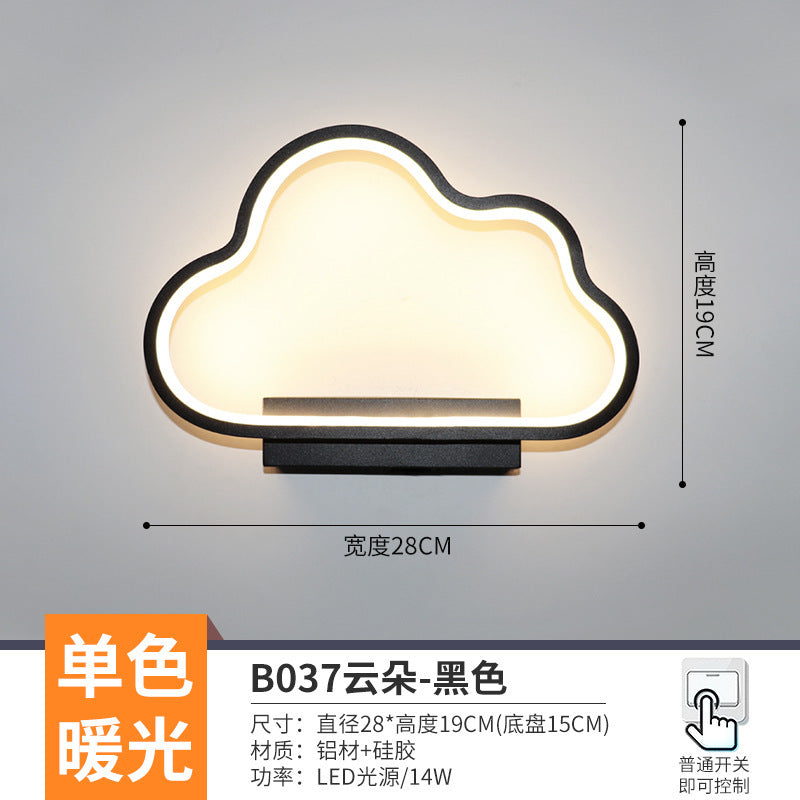 The whole network low-cost led corridor aisle entrance light new Nordic stairs balcony bedroom bedside background wall wall lamp