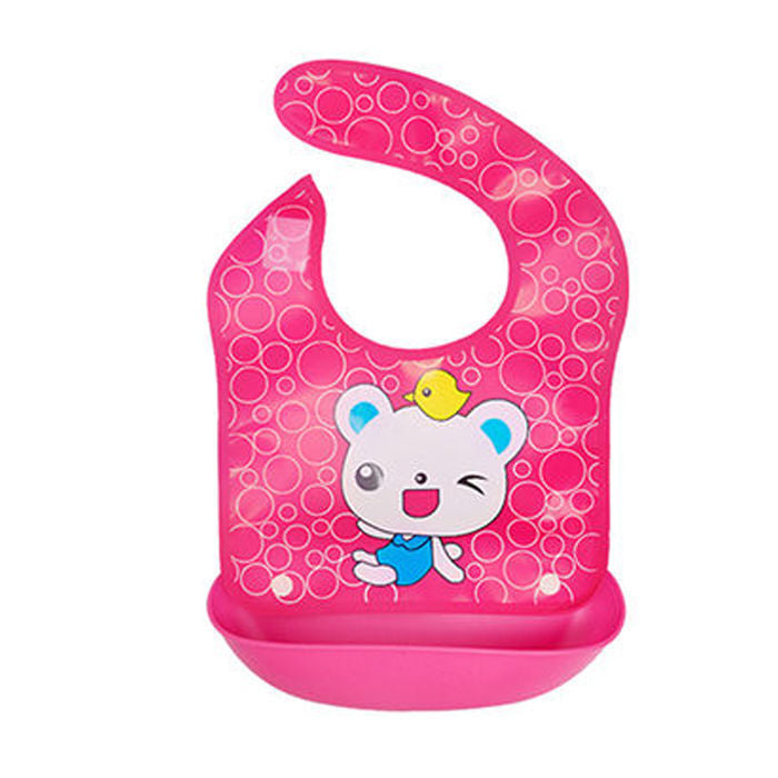 Baby eating bib type a rice bib 0-6 years old kids products waterproof anti-dirty cover baby food supplement silicone bib