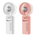 K67 handheld fan, strong wind force, cold compress, foldable color box, various designs, small fan