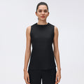 Women's casual activewear set: round neck sleeveless sports tank top & loose fit wide leg pants - perfect for tennis, yoga & more!