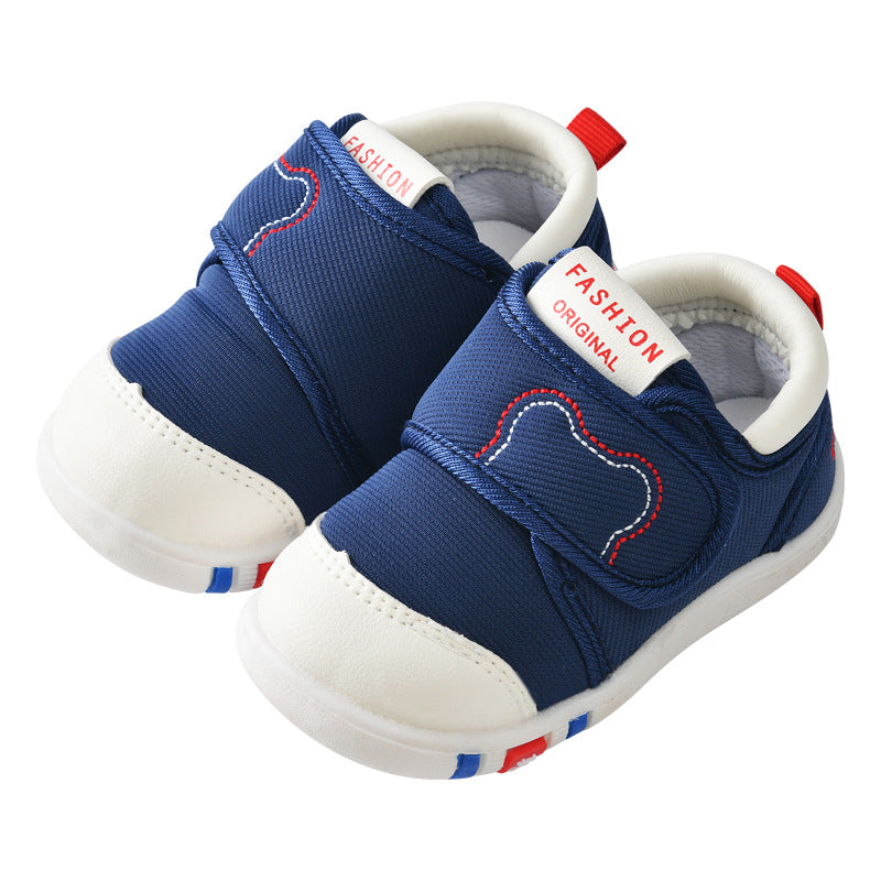 Toddler shoes for boys, spring and autumn, 0-1-2 years old, soft sole breathable infant and toddler shoes for girls