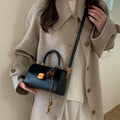 new 2025 autumn shoulder bag - minimalist and stylish small square bag in trendy "maillard" colors - versatile crossbody bag