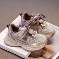 Girls' shoes  new autumn collection: kids' athletic shoes, girls' running shoes, chunky sneakers, mesh breathable shoes for mid-to-large children